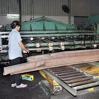El cuarto natural americano de la chapa de madera de la nuez cortó recto figurado para los muebles de clase superior que hacían el fabricante del Fsc China