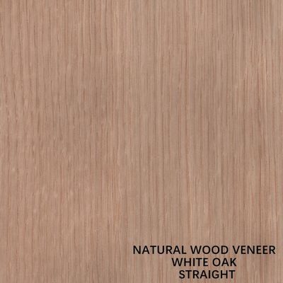 El cuarto natural americano de la chapa de madera de roble el grueso 0.5-0.55m m del grado del AAA cortó/del grano recto para la cara China del gabinete