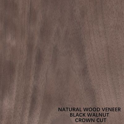 La madera natural americana de la nuez chapea la corona cortada plana cortó el grano para los muebles de clase superior que hacen el fabricante del Fsc China