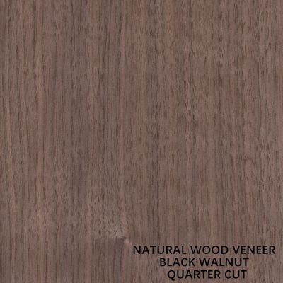 El cuarto natural americano de la chapa de madera de la nuez cortó el grano recto para los muebles de clase superior que hacían el fabricante del Fsc China