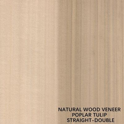 El cuarto natural americano de la chapa de madera del álamo cortó el color doble para la decoración