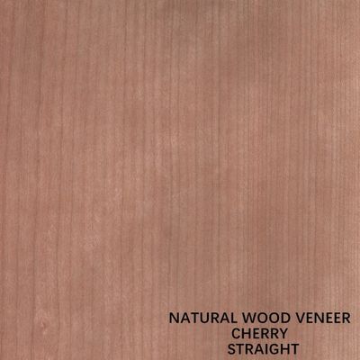 Grano recto natural americano de Cherry Wood Veneer Quarter Cut de la piel de la puerta