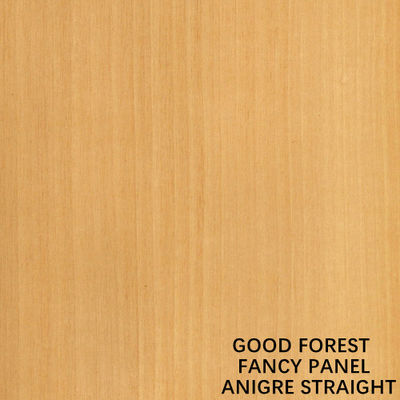 Grueso Pintura-libre de madera natural del tablero 18m m del grano recto de Anigre de la hoja de chapa de la madera contrachapada de lujo para los muebles