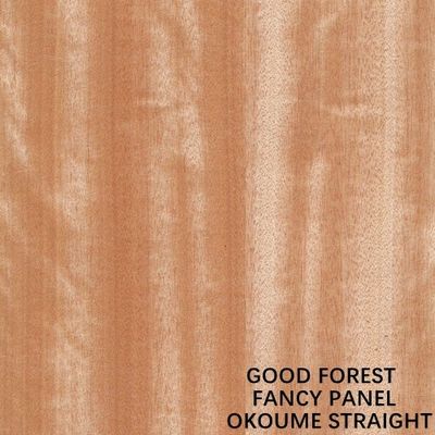 La madera contrachapada de lujo hizo frente a la fabricación natural de China del tamaño estándar del grueso del Mdf/del conglomerado 9/15/18m m del grano recto de Okoume