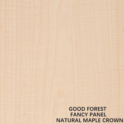 Talla 2440*1220 estándar hecha frente del arce de la chapa de madera natural de la corona para la ISO de la fábrica de China de los muebles y del gabinete