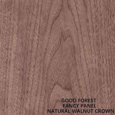 La madera contrachapada de lujo de la chapa natural de madera del grano de la corona de la nuez para el tamaño alargado 2745m m China de los muebles y del gabinete hace