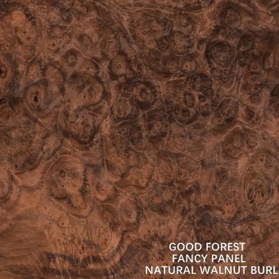 La madera contrachapada de la suposición de la decoración del hotel del Burl natural de alta calidad 2800m m de la nuez alargó el fabricante de China del tamaño