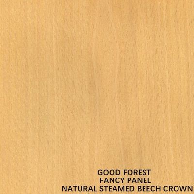 El panel de madera natural de lujo del tamaño estándar cocido al vapor 2440*1220m m de la corona de la haya para la puerta y precio China de Windows el buen hace