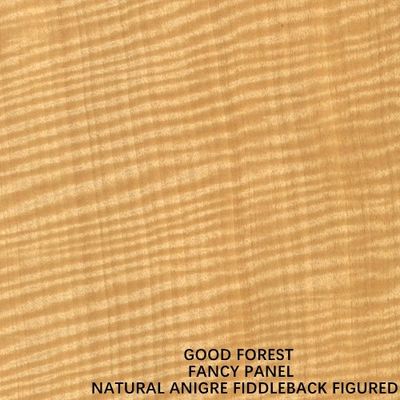 Anigre natural hecho frente Fiddleback figuró el grueso del tablero 9/12/15/18/25/30m m del conglomerado/de partícula para la decoración especial