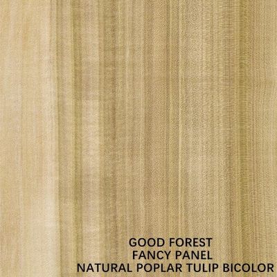 La puerta interior hizo frente a Tulip Wood Veneer Straight Grain bicolor natural 2440/2745m m