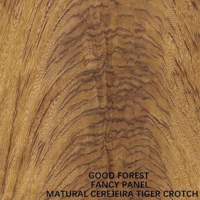 Especialmente Cerejeira Tiger Crotch Wood Veneer 2440x1220 2745m m para el hotel