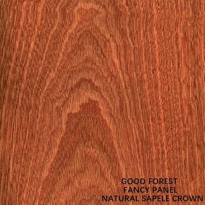 Grano de madera natural 5/9/12/15/18/25/30m m de la corona de la chapa de Sapele de la madera contrachapada de lujo