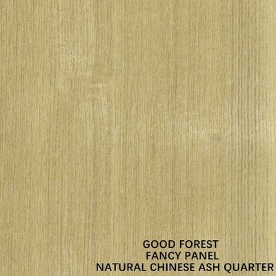 Tablero de viruta de Mdf basado en grano de cuarto de chapa de madera de fresno chino para muebles gabinete pintura libre