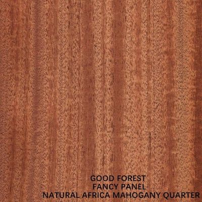 E1 tablero de madera contrachapada de lujo 2440*1220mm cuarto de chapa de madera de caoba Natural para puertas interiores