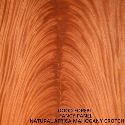 Decoración de hotel, chapa de madera de caoba Natural, grano de entrepierna Normal ONU hecho por el hombre