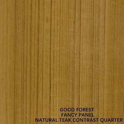 Madera contrachapada de lujo, chapa de madera de teca Natural, pintura de grano de cuarto de contraste gratis para tablero decorativo de interior