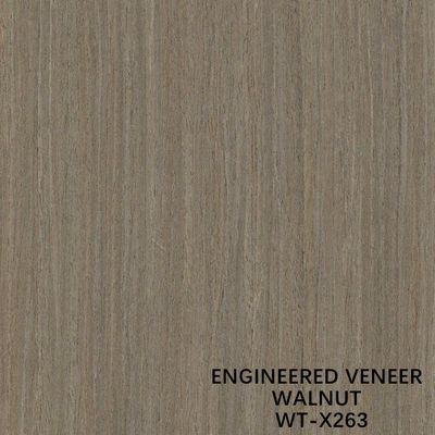 Línea fina de grano de corte de cuarto X263 de chapa de madera de ingeniería de espesor de 0,15-0,55 mm para puertas y ventanas
