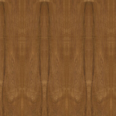 Tablero de madera contrachapada de lujo de chapa de madera de corona de teca natural Tablero base de muebles de aglomerado Mdf 2440 2745 mm de longitud