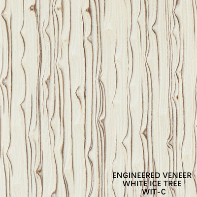 Simulación de madera Blanco de hielo Veneer de árbol de 3100 mm Tabla decorativa de interior