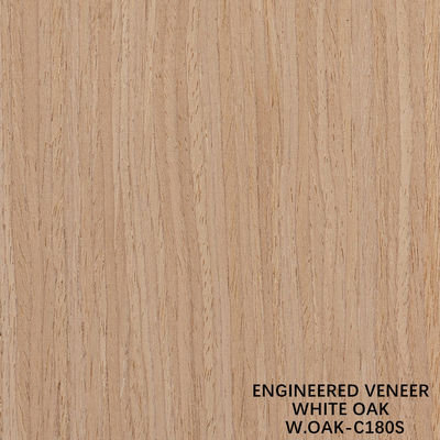 Hojas de veneer de madera recombinadas de lujo Roble blanco 108DS alargado 2500-3100mm para la decoración