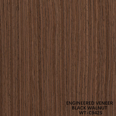 Fabricación de venecedor de madera de nuez de corte de cuarto de grano vertical 942s/943s para puertas interiores