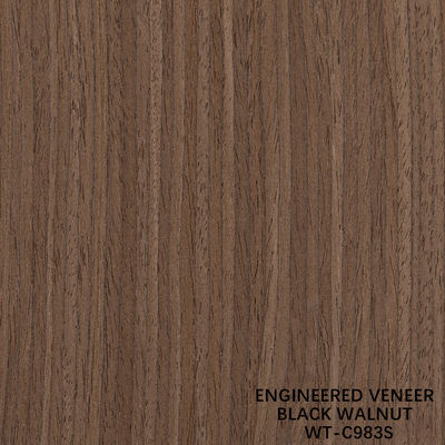 Fabricación de venecedor de madera de nuez de corte de cuarto de grano vertical 942s/943s para puertas interiores