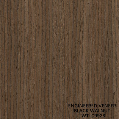 Fabricación de venecedor de madera de nuez de corte de cuarto de grano vertical 942s/943s para puertas interiores