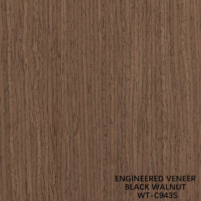 Fabricación de venecedor de madera de nuez de corte de cuarto de grano vertical 942s/943s para puertas interiores