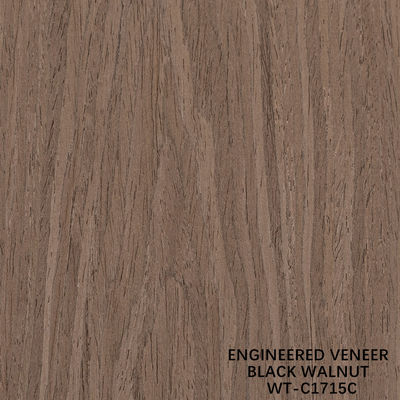 Carpeta de madera natural de corte de corona de nuez tamaño estándar 2500 * 640 para tableros decorativos de interior