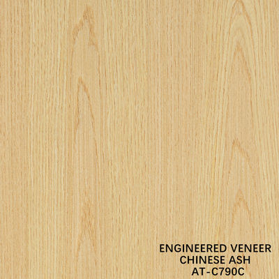 Veneer de madera de lujo China de ceniza hecha por el hombre tamaño alargado 3100mm se puede personalizar para la decoración China hace