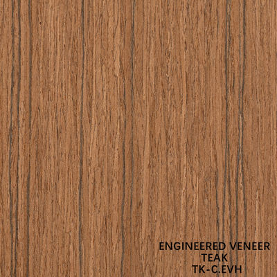 Fancy Recombinación de madera de teca Veneer longitud 2200mm personalizado para el interior del coche Yacat