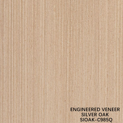 Corte en rodajas reconstituido de madera de roble de plata Veneer longitud 2500-3100mm Puede ser personalizado para revestimiento de paredes SOAK--848Q/877Q/898Q/948Q/985Q