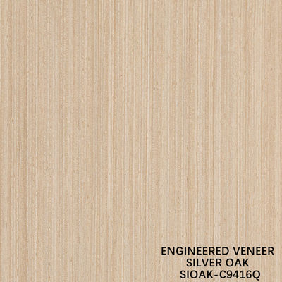 Fabuloso revestimiento de madera recompuesto de pera plateada Técnicas de corte de rodajas para anchura de grano recto 1280mm Empalme para la piel de la puerta