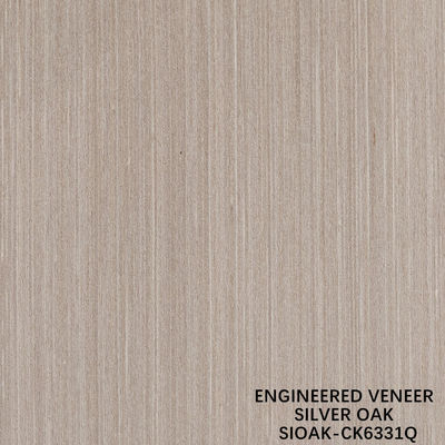 Fabuloso revestimiento de madera recompuesto de pera plateada Técnicas de corte de rodajas para anchura de grano recto 1280mm Empalme para la piel de la puerta