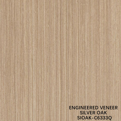 Fabuloso revestimiento de madera recompuesto de pera plateada Técnicas de corte de rodajas para anchura de grano recto 1280mm Empalme para la piel de la puerta