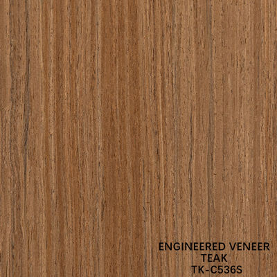 Reconocimiento de la madera carilla de teca cortar las técnicas con grano recto para la puerta cara alargada tamaño 2850mm
