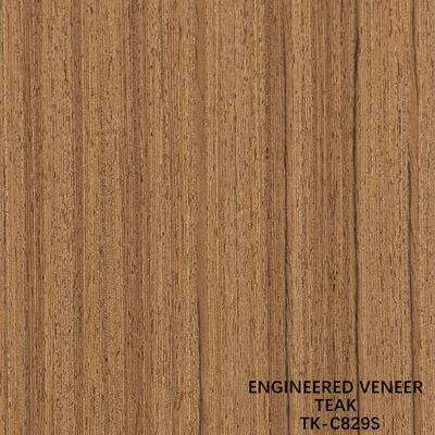 Reconocimiento de la madera carilla de teca cortar las técnicas con grano recto para la puerta cara alargada tamaño 2850mm