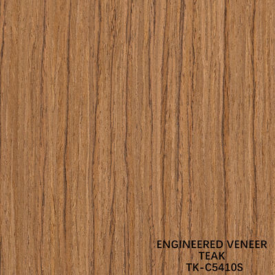 Reconocimiento de la madera carilla de teca cortar las técnicas con grano recto para la puerta cara alargada tamaño 2850mm