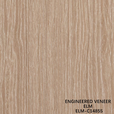 Reconocimiento personalizado de madera de olmo veneer recto corte y corte de corona para la cara del gabinete de 2500 * 640 mm