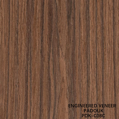 Fabricación de carillas de madera de Quandong de espesor de 0,18-0,6 mm para decoración de hoteles