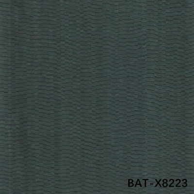 Alta gama de ingeniería de madera carilla azul ágata B.AT-X8223 patrón ondulado color oscuro 640/1280mm para puerta cara China Factory