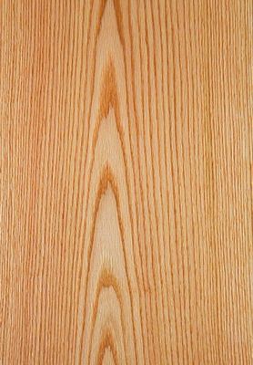 América Roble rojo Veneer de madera natural cortar 0,5 mm de espesor para el gabinete y la cara de la puerta