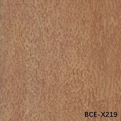 Carpintería de alta gama de madera de lujo de ojo de gato Carpintería de anillo colorido de grano cortado en rodajas para el interior del automóvil 0.15-0.55mm X019/X619/X009/X809/X209/X609/X219