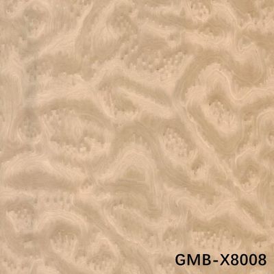 Chapa de madera reconstituida 2500*640mm Corte rebanado de madera de raíz para puertas interiores Puede copiar la muestra del cliente
