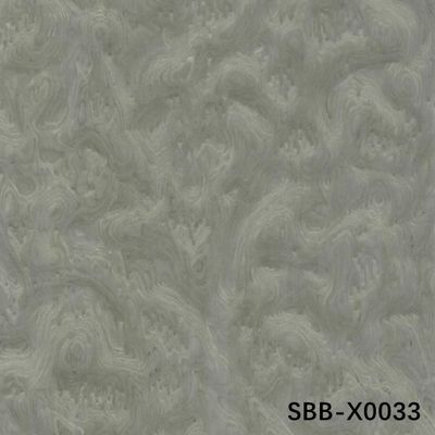 Chapa de Madera Reconstituida de 2850mm de Longitud, Tamaño Extendido de Burl de Madera para Puertas Interiores WTB-X6008