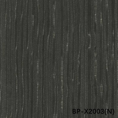 Chapa de madera de ébano negro veteado BP-X2003 (N) Nuevo diseño, 3100 mm de largo para revestimiento de puertas de madera