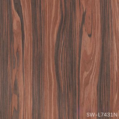 Nuevo diseño de chapa de madera ahumada artificial SW-L739N/L743N, espesor 0,55 mm para la superficie de los muebles