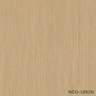 Nuevo diseño de chapa de madera de ingeniería de roble chino NCO-L891N/L268N de 0,3 mm con respaldo afelpado para frentes de armarios