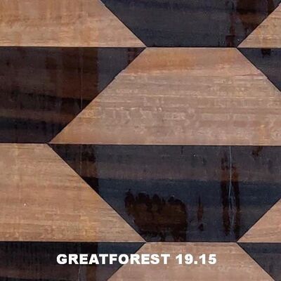 Parquet artístico Veneer de madera Geométrica Estética Popular Figura Geométrica 0,50 mm de espesor Para puerta de madera