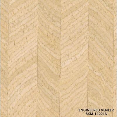 SXM-L1221N Chapa de madera de reconocimiento de textura especial Chapa de alta calidad al por mayor de fábrica para decoración de superficies de puertas y gabinetes de madera 0,40 mm de espesor